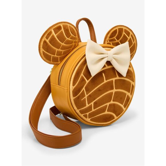 Loungefly Disney Minnie Mouse Chocolate Concha Figural Convertible Mini Backpack main image 4